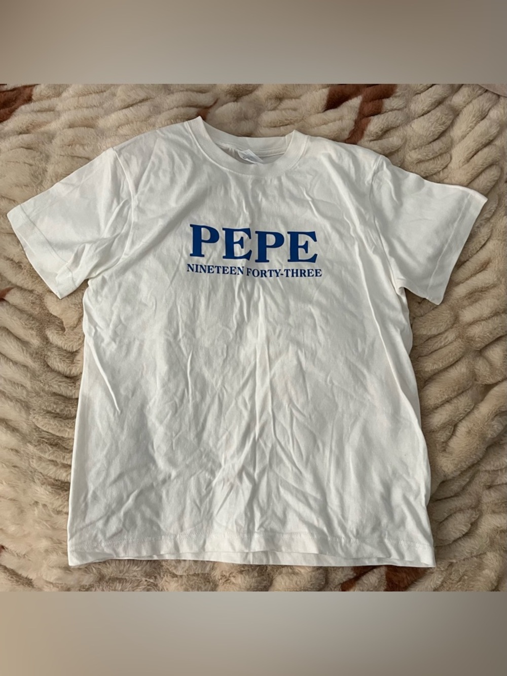 New PEPE 1943 Japanese Brand Rare T Shirt Small